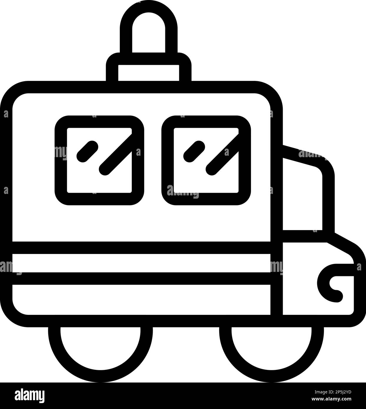 Chirurgie ambulancier contour vecteur. Soins cardiaques. Traitement clinique Illustration de Vecteur