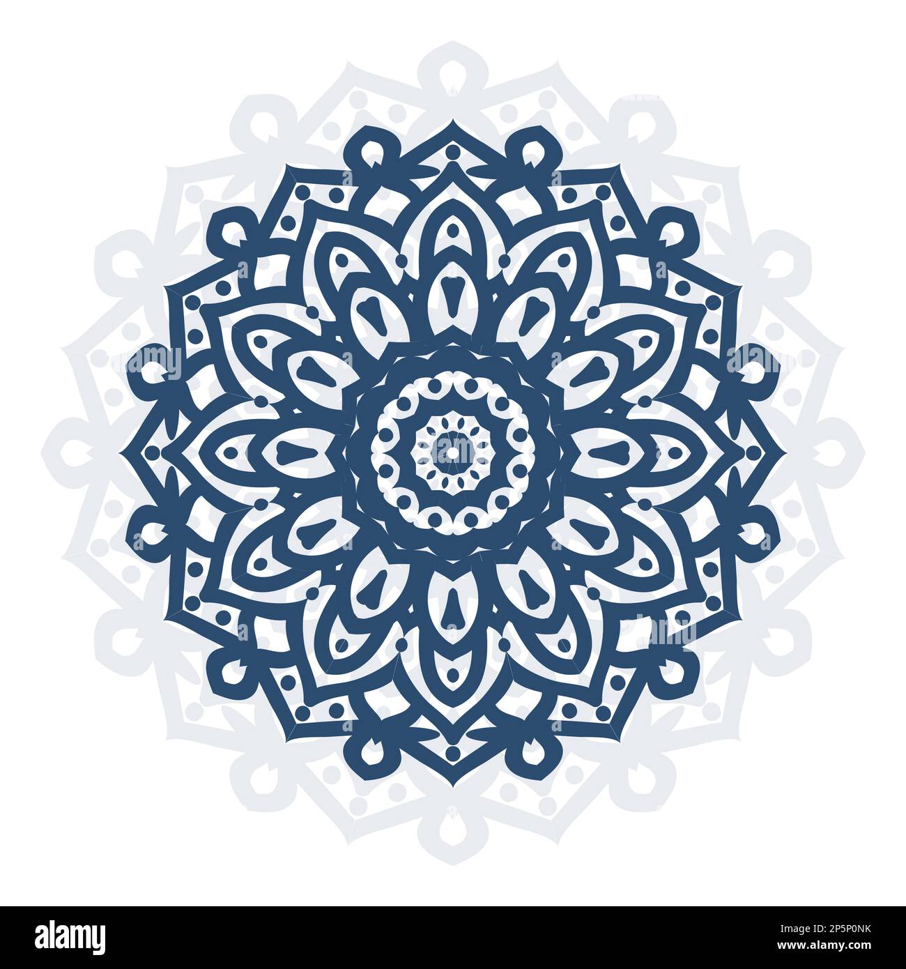 Mandala ornementale de luxe, motif fleuri Mandala, modèle d'arrière-plan d'illustration Illustration de Vecteur