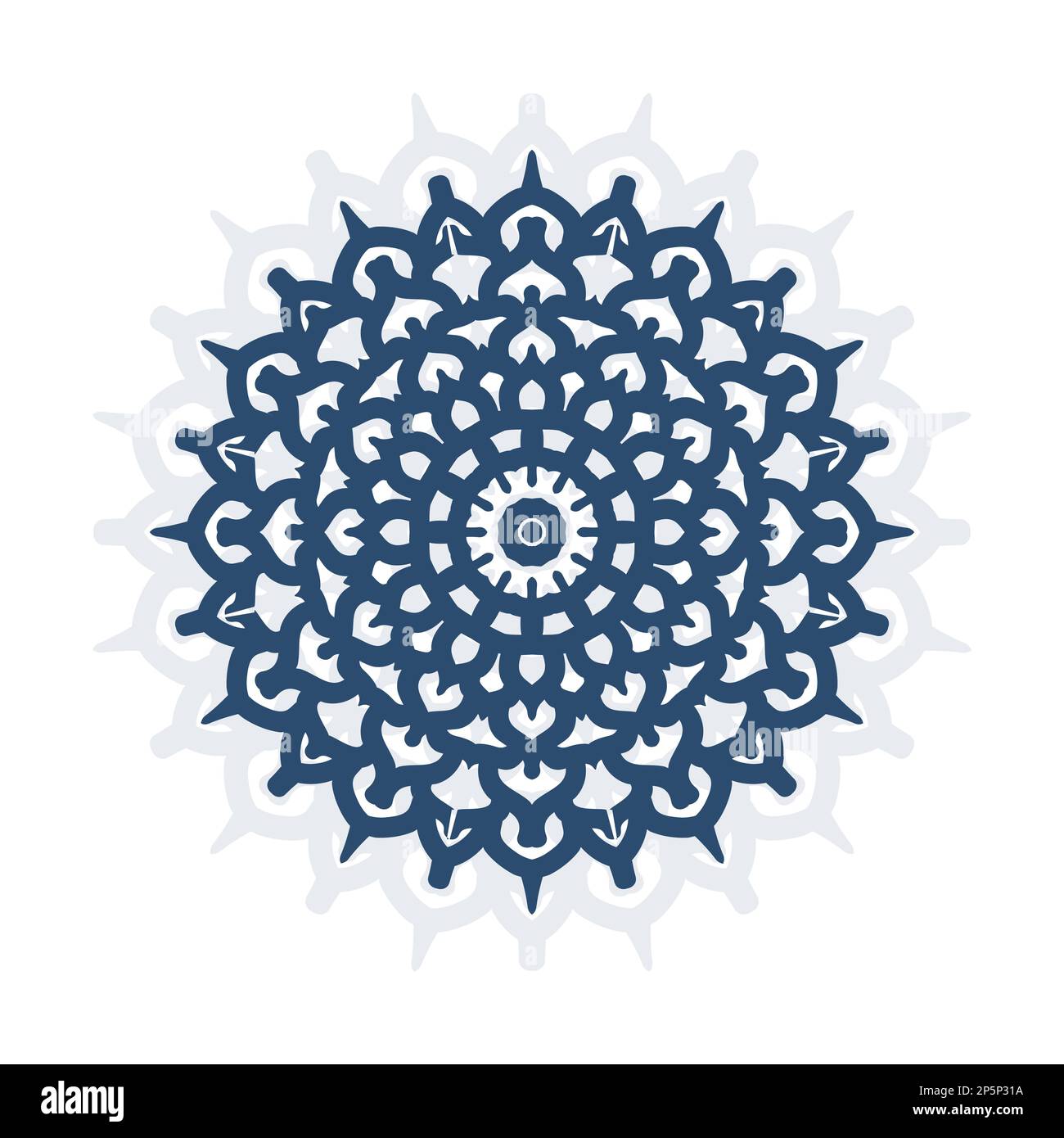 Mandala ornementale de luxe, motif fleuri Mandala, modèle d'arrière-plan d'illustration Illustration de Vecteur