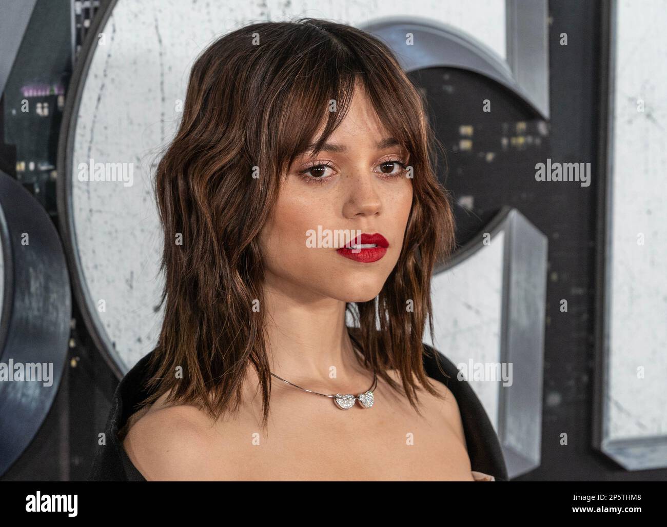 7 mars 2023, New York, New York, États-Unis: Jenna Ortega assiste à la première mondiale de 'Scream VI' au AMC Lincoln Square Theatre (Credit image: © Lev Radin/Pacific Press via ZUMA Press Wire) USAGE ÉDITORIAL SEULEMENT! Non destiné À un usage commercial ! Banque D'Images