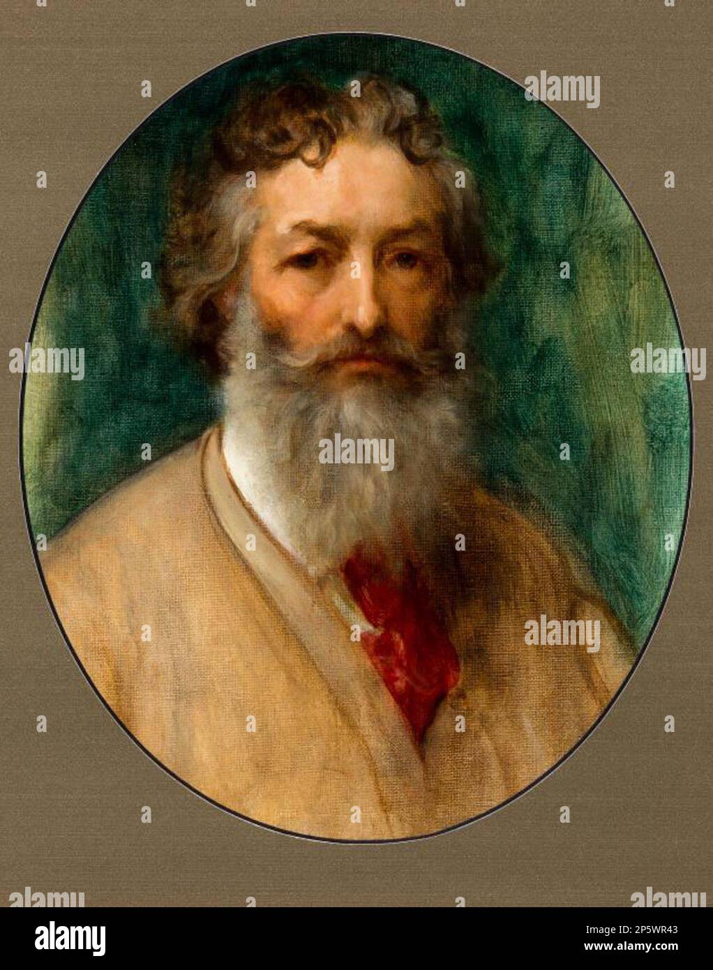 Self Portrait, Lord Frederic Leighton (Scarborough, Angleterre, 1830 - 1896) 1882 Banque D'Images