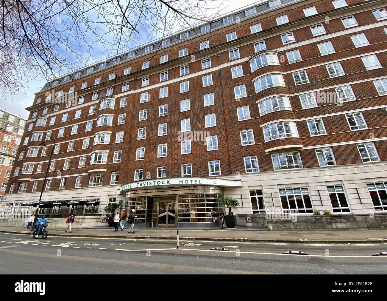 Tavistock Hotel, Londres, Angleterre, Royaume-Uni. Banque D'Images