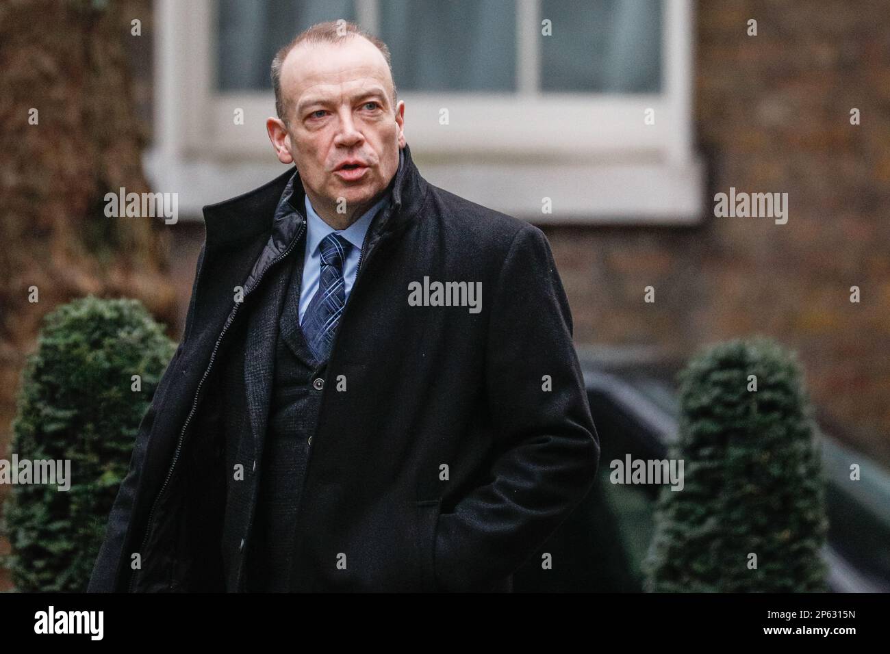 Londres, Royaume-Uni. 07th mars 2023. Chris Heaton-Harris, député, secrétaire d'État pour l'Irlande du Nord. Les ministres assistent à la réunion hebdomadaire du Cabinet du gouvernement au 10 Downing Street à Westminster, Londres, Angleterre. Credit: Imagetraceur/Alamy Live News Banque D'Images