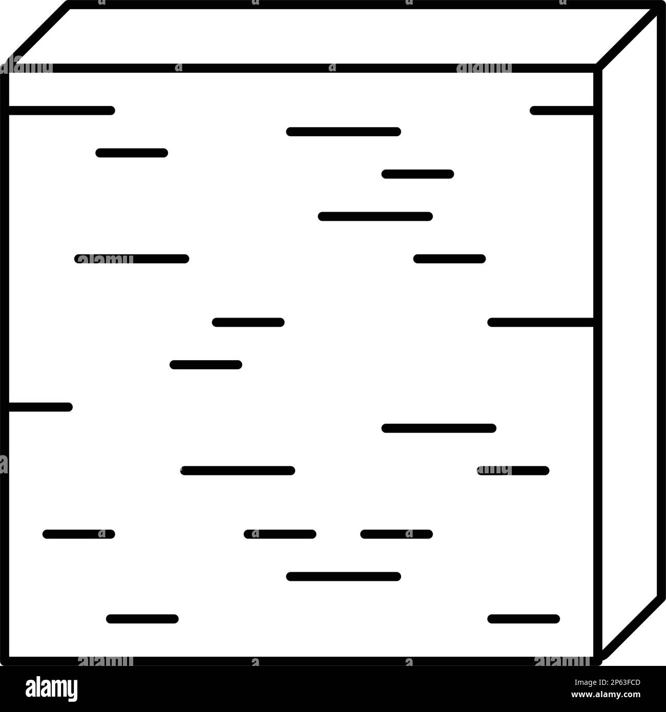 illustration vectorielle d'icône de ligne de cuivre métallique en bronze Illustration de Vecteur