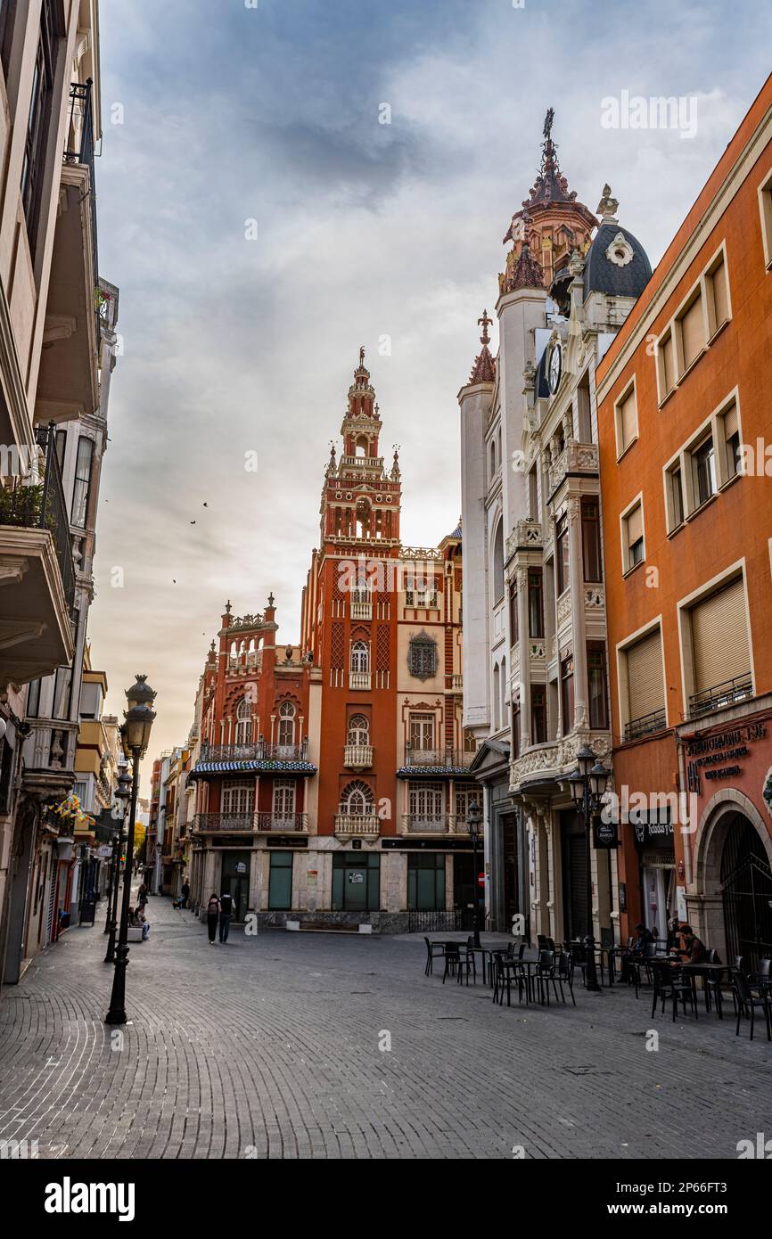 La Giralda de Badajoz, Estrémadure, Espagne, Europe Banque D'Images