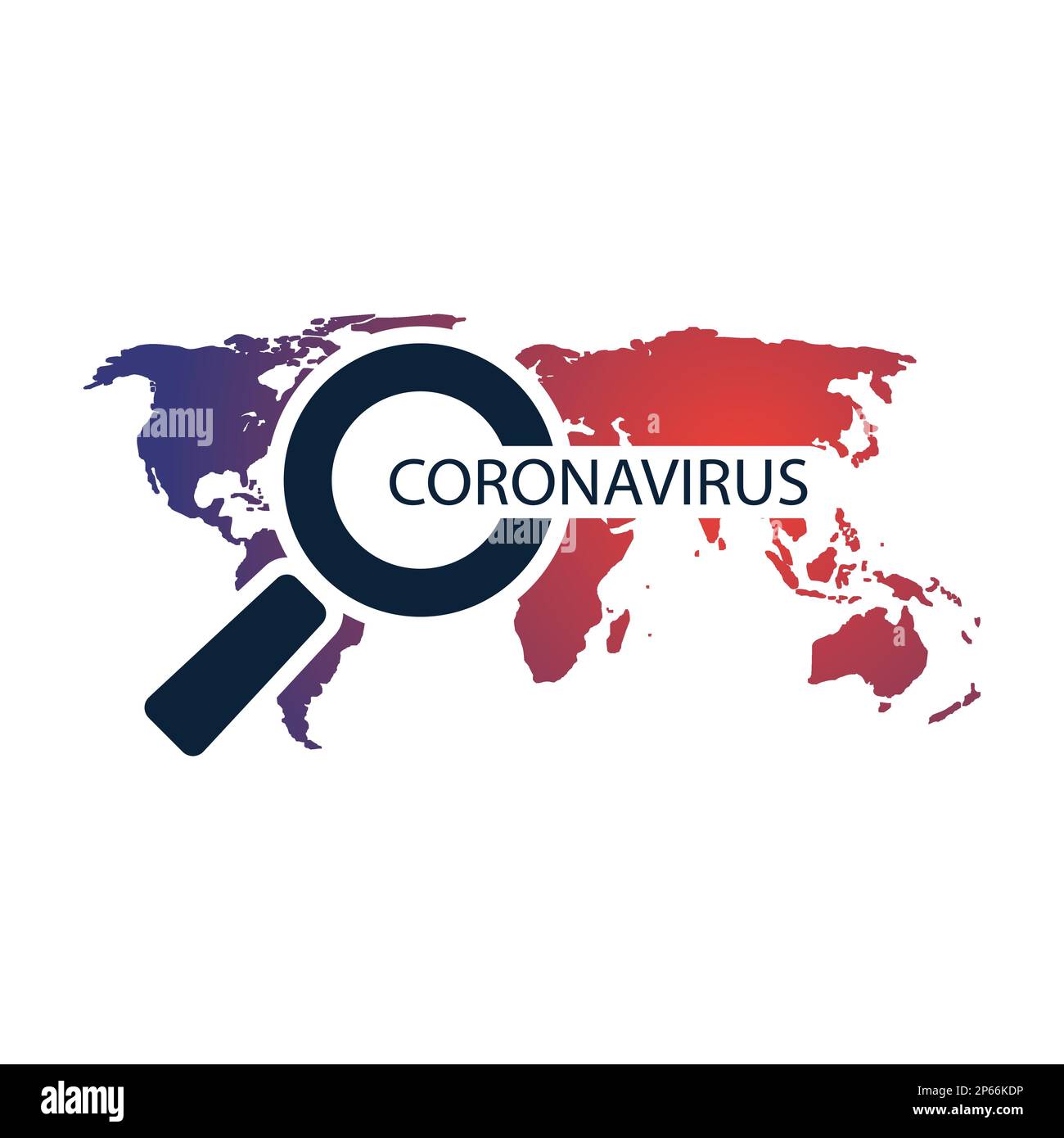 Regardez le coronavirus se propager dans le monde, l'infection déplaçant Westward de l'Asie - concept de conception Illustration de Vecteur