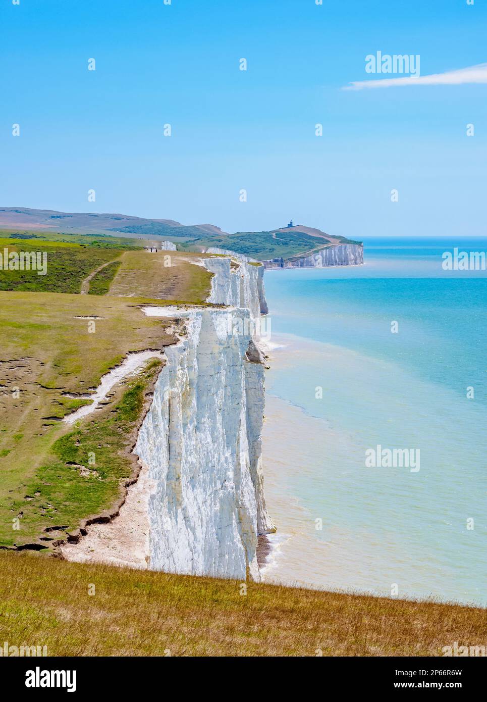 Seven Sisters Cliffs, South Downs National Park, East Sussex, Angleterre, Royaume-Uni, Europe Banque D'Images