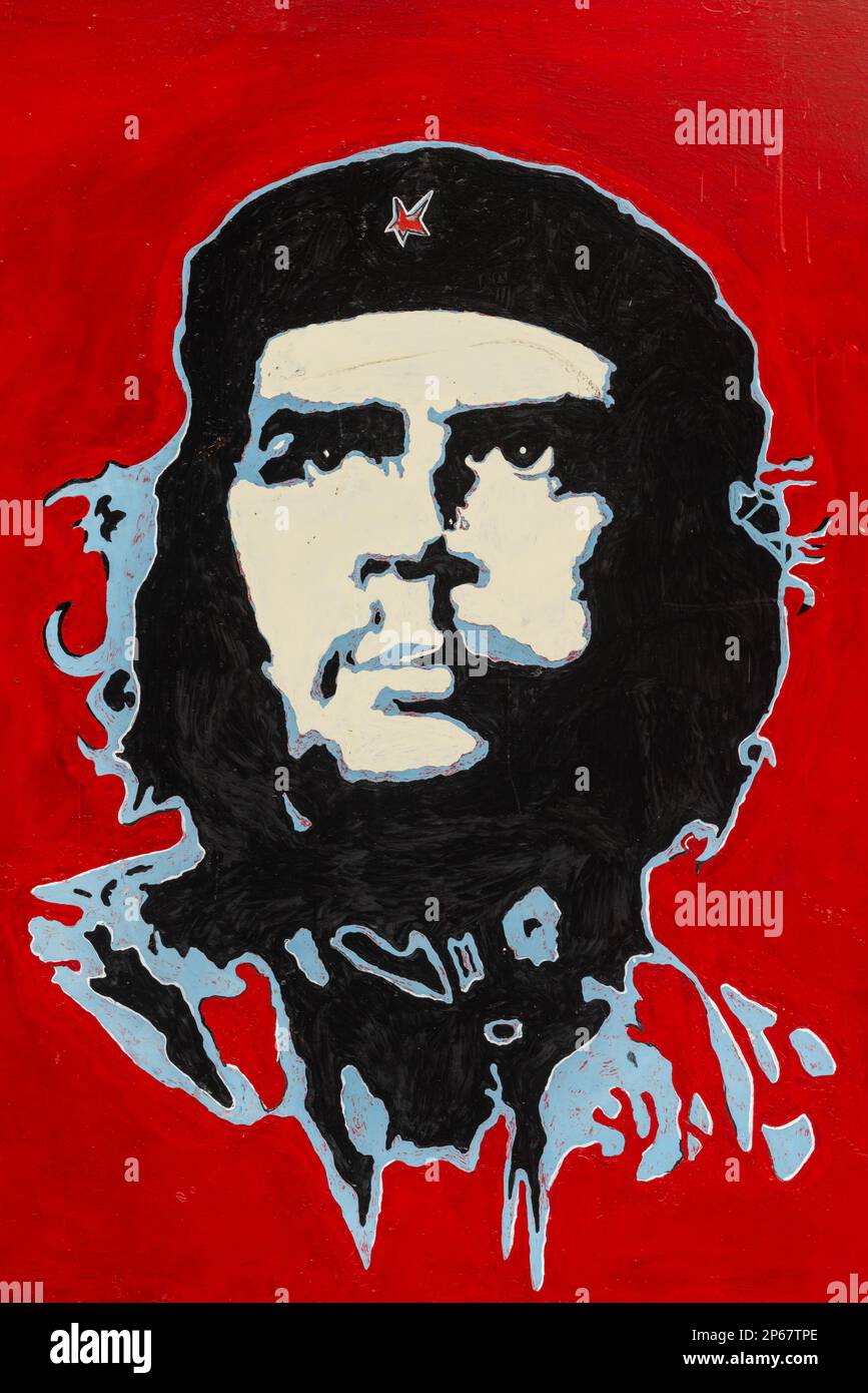 Icône du Che Guevara omniprésent, port de la Havane, Cuba, Antilles, Caraïbes, Amérique centrale Banque D'Images