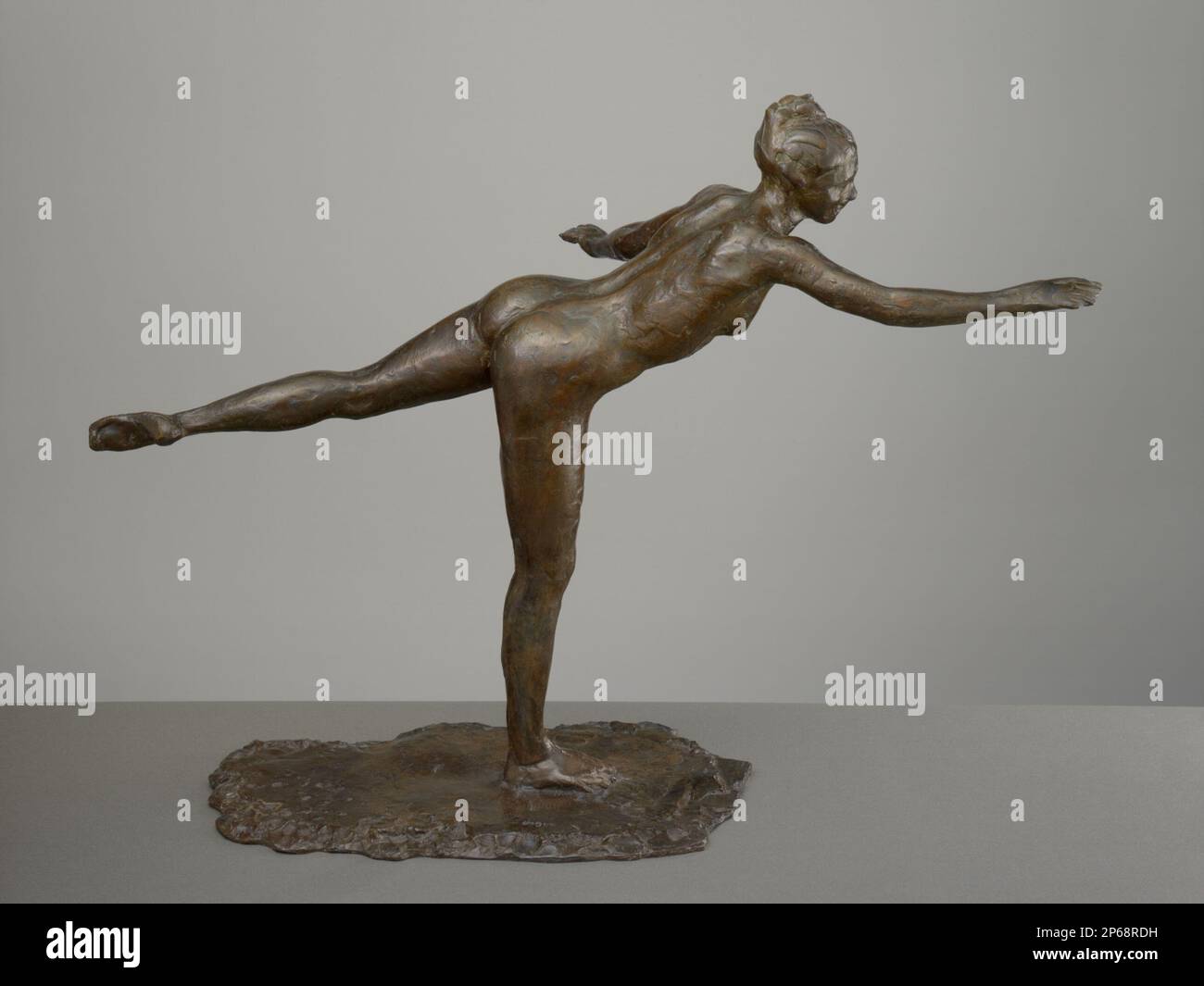 Hilaire-Germain-Edgar Degas, Grand Arabesque, deuxième fois, modélisé vers 1880s, coulée 1919–21, bronze. Banque D'Images