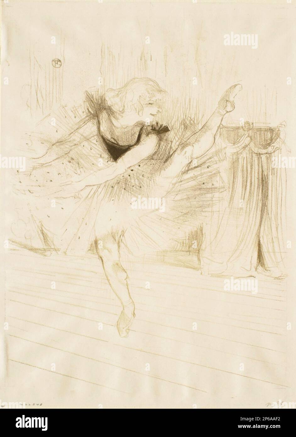 Henri de Toulouse-Lautrec, Ida Heath, 1895, lithographie. Banque D'Images