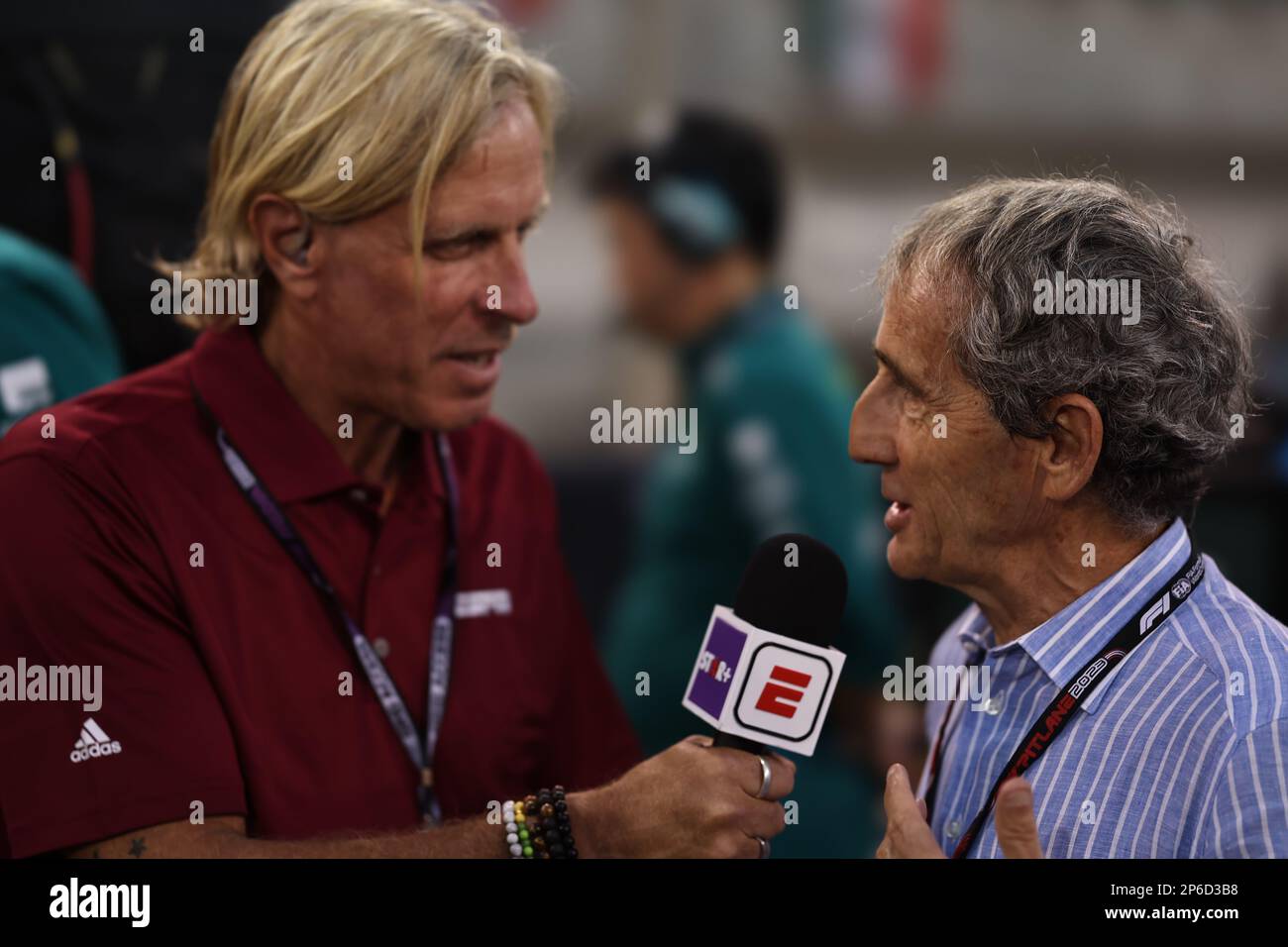 MANAMA, BAHREÏN, circuit de Sakhir, 05. Mars 2023: Alain PROST pendant le Grand Prix de Formule 1 de Bahreïn au circuit international de Bahreïn près de la ville de Manama dans la ville de Sakhir sur 5 mars. 2023. Formula 1 - F1 Motorsport, image payante, photo et copyright © Jun QIAN / ATP images (QIAN Jun / ATP / SPP) Banque D'Images