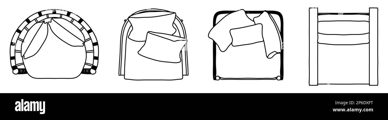 Concept ou ensemble conceptuel ou collection de fauteuils de différentes perspectives isolés sur blanc. 3d illustration comme métahor pour l'architecture et Banque D'Images