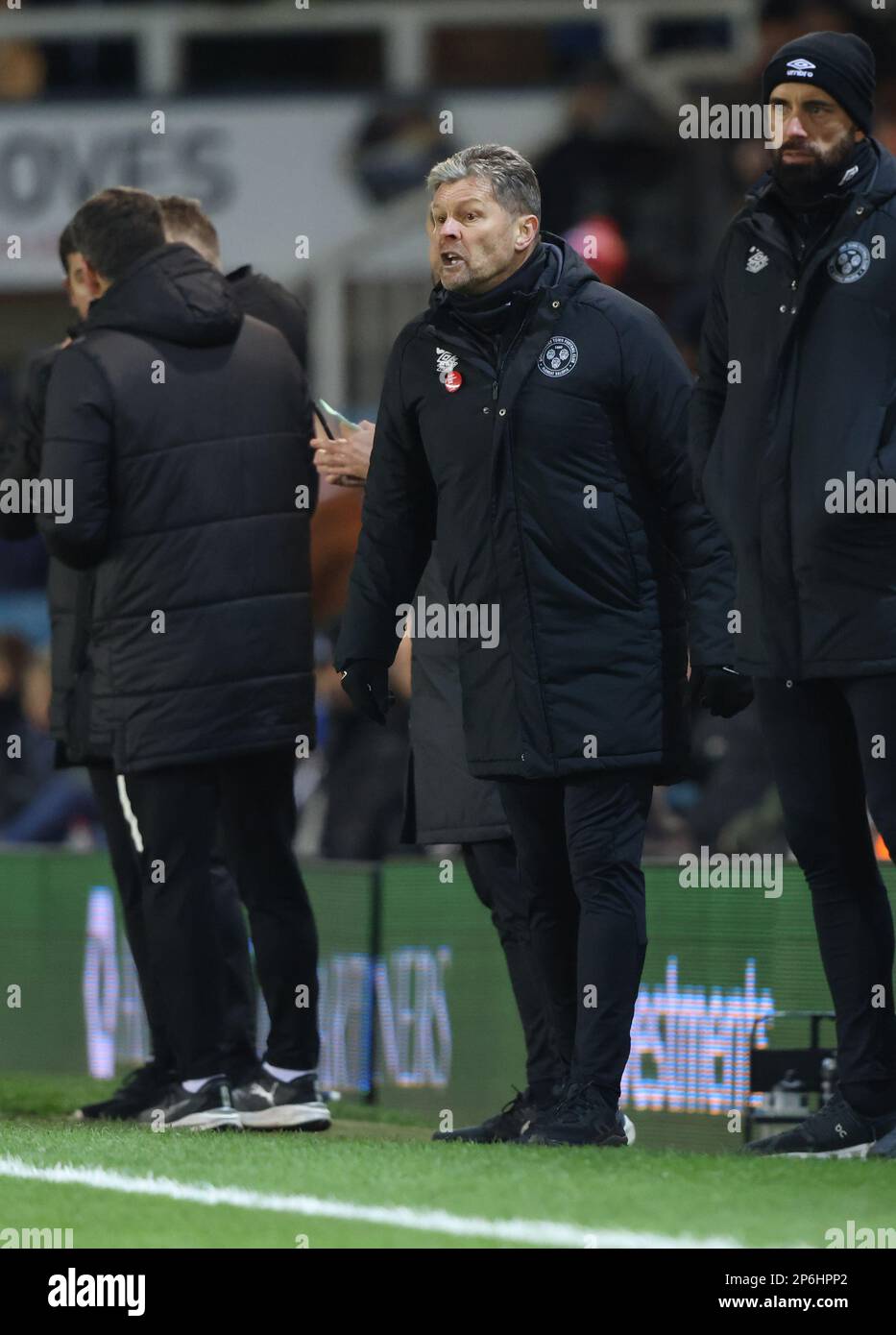 Peterborough, Royaume-Uni. 07th mars 2023. Steve Cotterill (directeur de Shrewsbury Town) au Peterborough United contre Shrewsbury Town EFL League One, au Weston Homes Stadium, Peterborough, Cambridgeshire. Crédit : Paul Marriott/Alay Live News Banque D'Images
