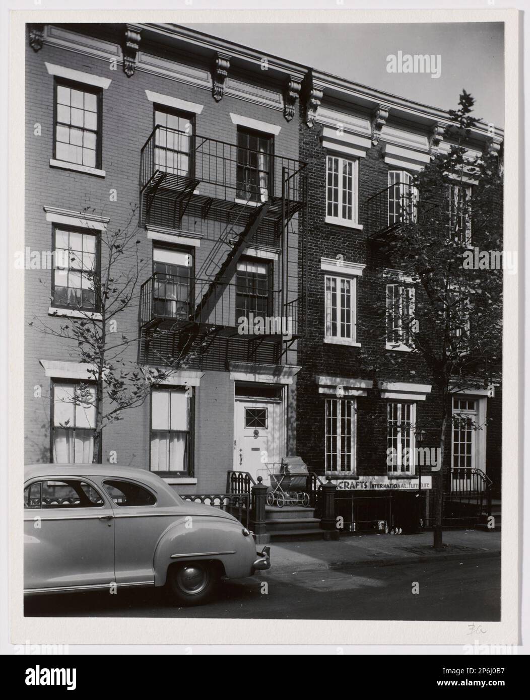 Berenice Abbott, sans titre, s.d., imprimé en 1982, imprimé en gélatine argentée. Banque D'Images