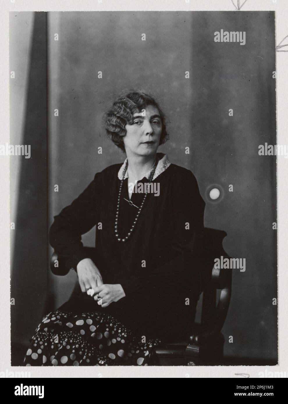 Berenice Abbott, Portrait de Nora Joyce (Mme James Joyce), 1926–1927, imprimé en 1982, imprimé en gélatine argentée. Banque D'Images