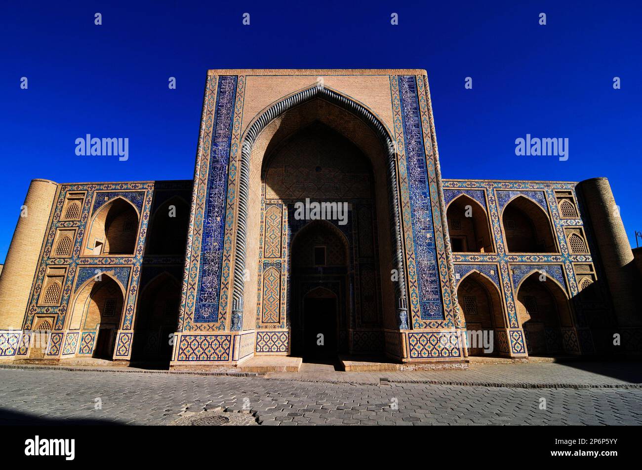 Ulugbek medressa à Boukhara, Ouzbékistan. Banque D'Images