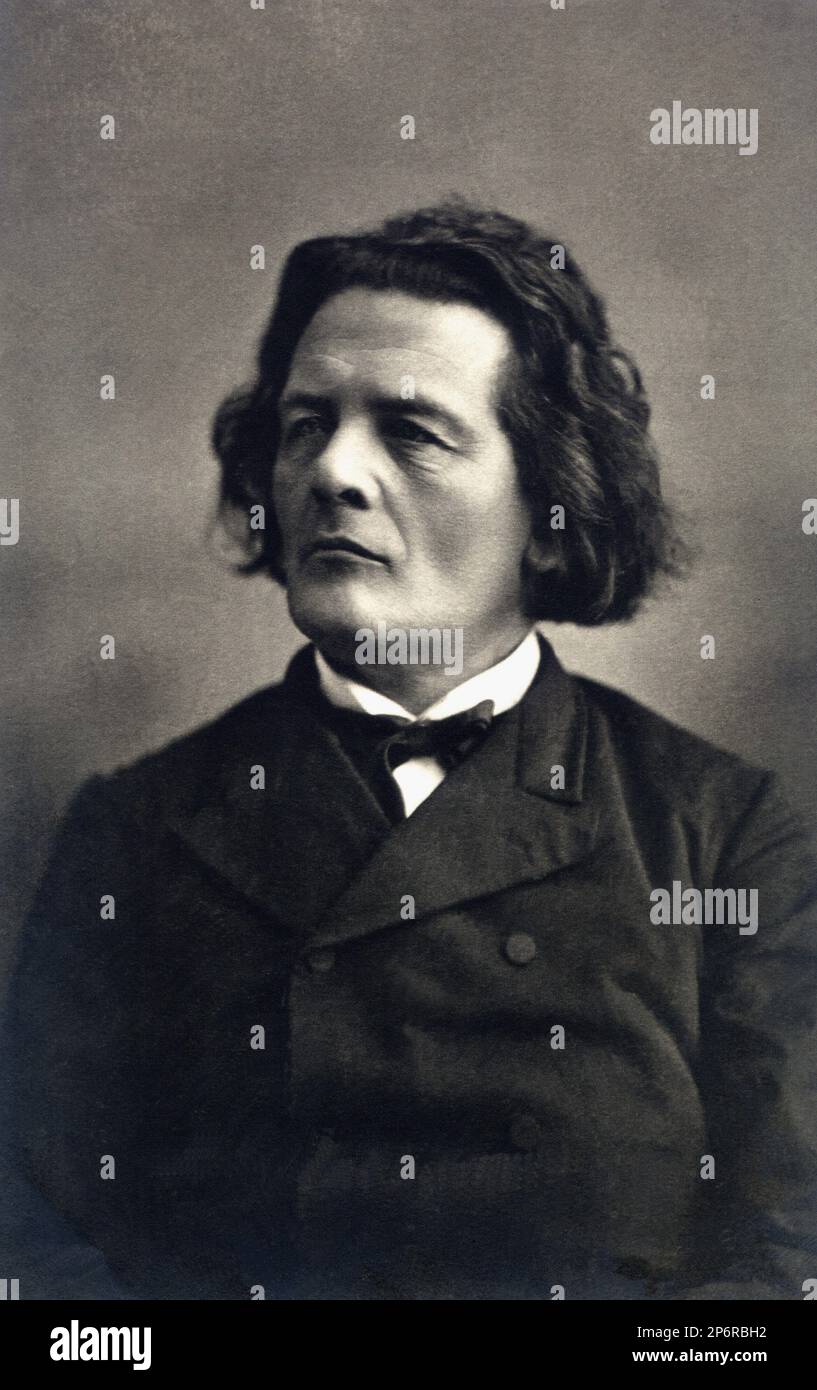 1870 c, RUSSIE : le pianiste et compositeur russe ANTON RUBINSTEIN ( 1829 - 1894 ) . Un des grands pianistes de son temps , il était aussi un compositeur réussi d'opéras ( y compris LE DÉMON ). - COMPISITORE - OPERA LIRICA - CLASSICA - CLASSIQUE - PORTRAIT - RITRATTO - MUSICISTA - MUSICA - BOW - CRAVATTA - TIE - PAPILLON -- ARCHIVIO GBB Banque D'Images