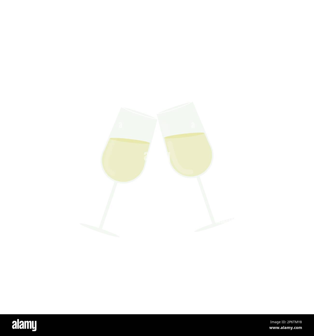 Tasse avec boisson sur fond blanc. Objet principal. Illustration graphique à vecteur de couleurs vives. Funny Cute Cartoon photos Collection for Kids, Design Drawing Illustration de Vecteur