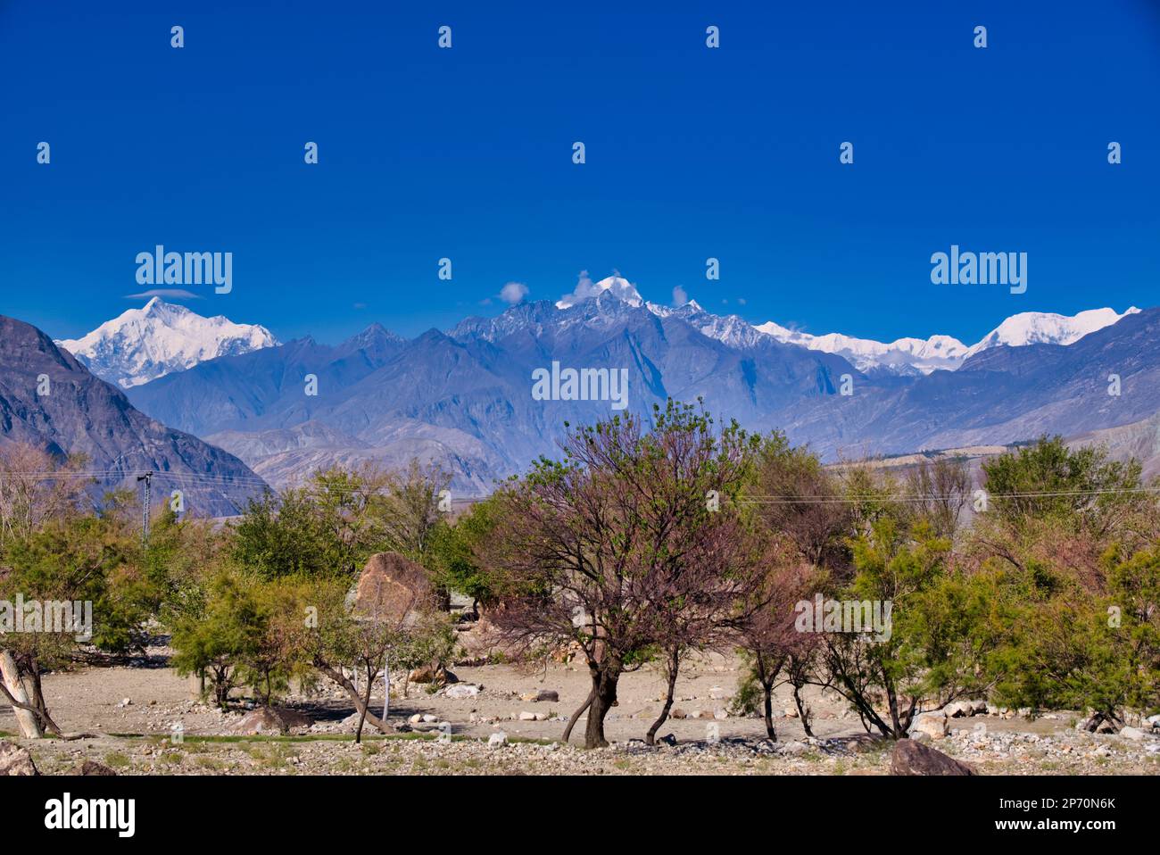 Lieu:35° 34' 29,72' N, 74° 37' 55,73' E prise @Gilgit-Baltistan, Pakistan Banque D'Images