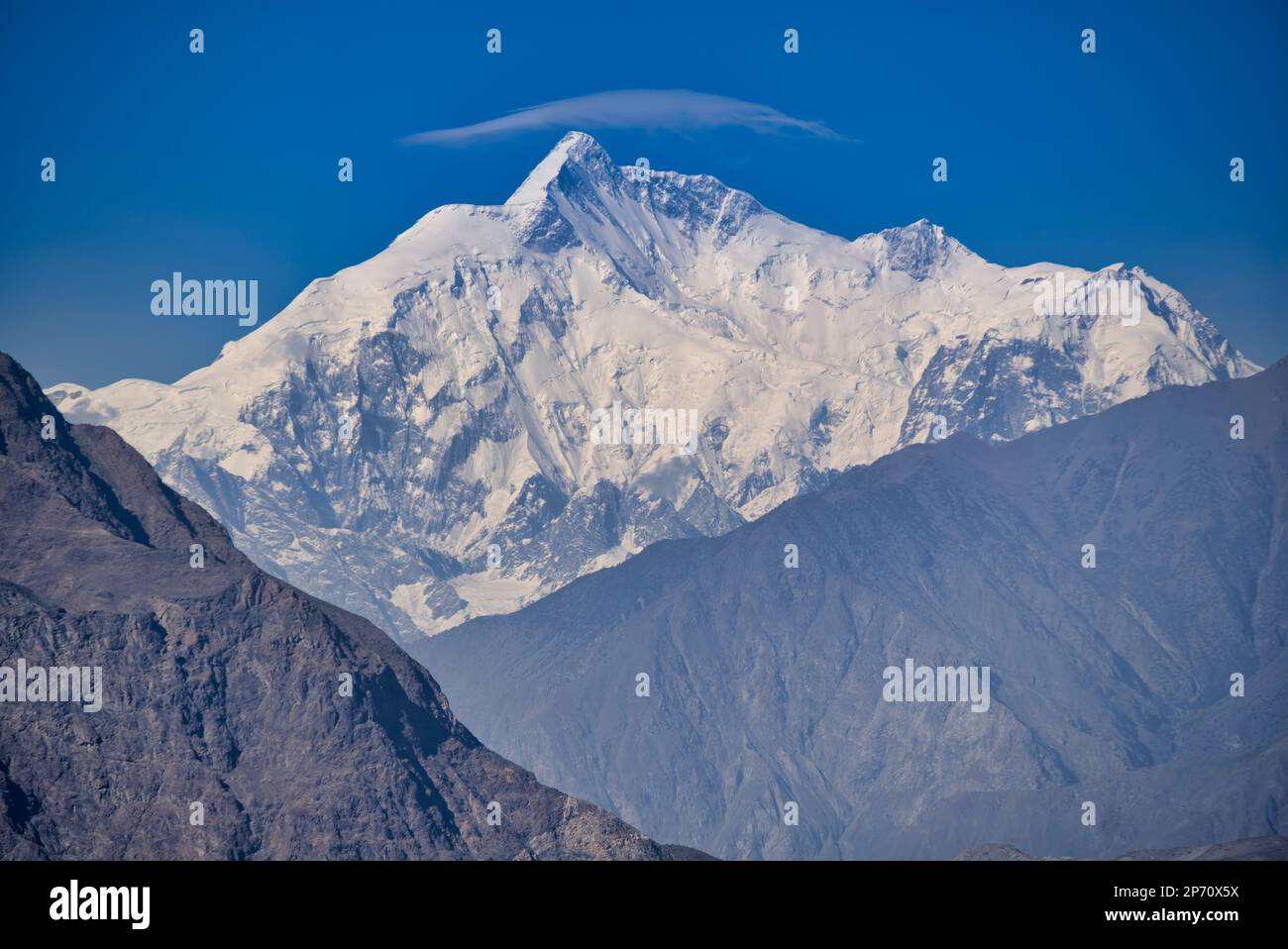 Lieu:35° 34' 29,72' N, 74° 37' 55,73' E prise @Gilgit-Baltistan, Pakistan Banque D'Images