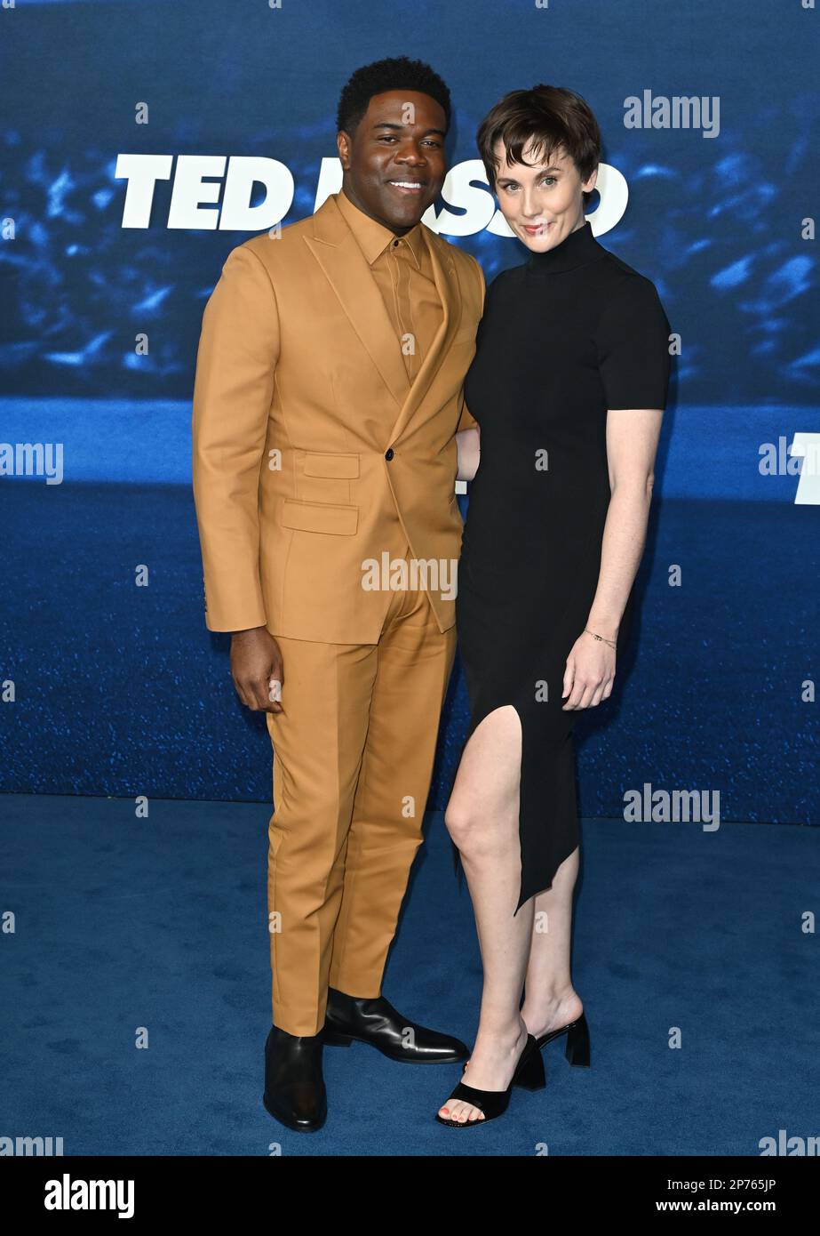 Los Angeles, États-Unis. 07th mars 2023. Sam Richardson et Nicole Boyd à la première de saison 3 pour « Ted Lasso » au Regency Village Theatre. Crédit photo : Paul Smith/Alamy Live News Banque D'Images