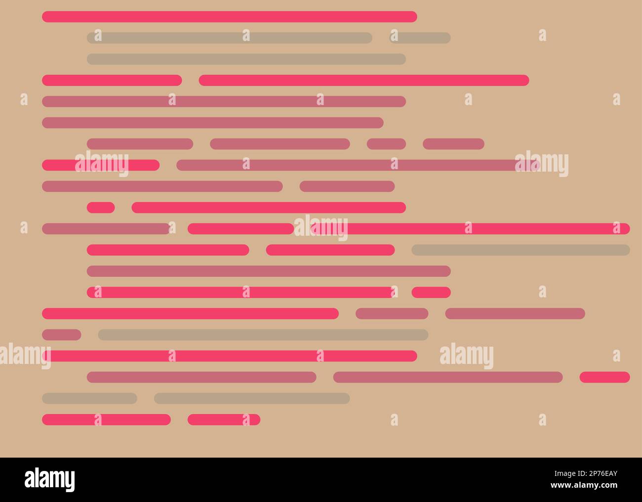 Dessin animé codant des lignes simulées illustration vectorielle Illustration de Vecteur