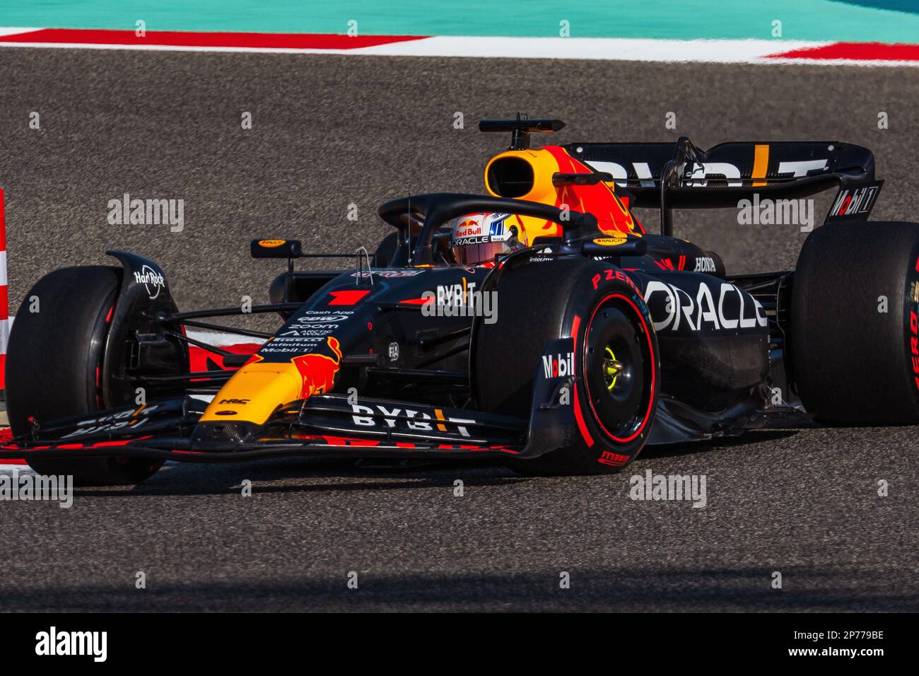 MANAMA, BAHREÏN, circuit de Sakhir, 3. Mars 2023: #1, Max VERSTAPPEN, NDL, Oracle Red Bull Racing RB19, pendant le Grand Prix de Formule 1 de Bahreïn à Th Banque D'Images