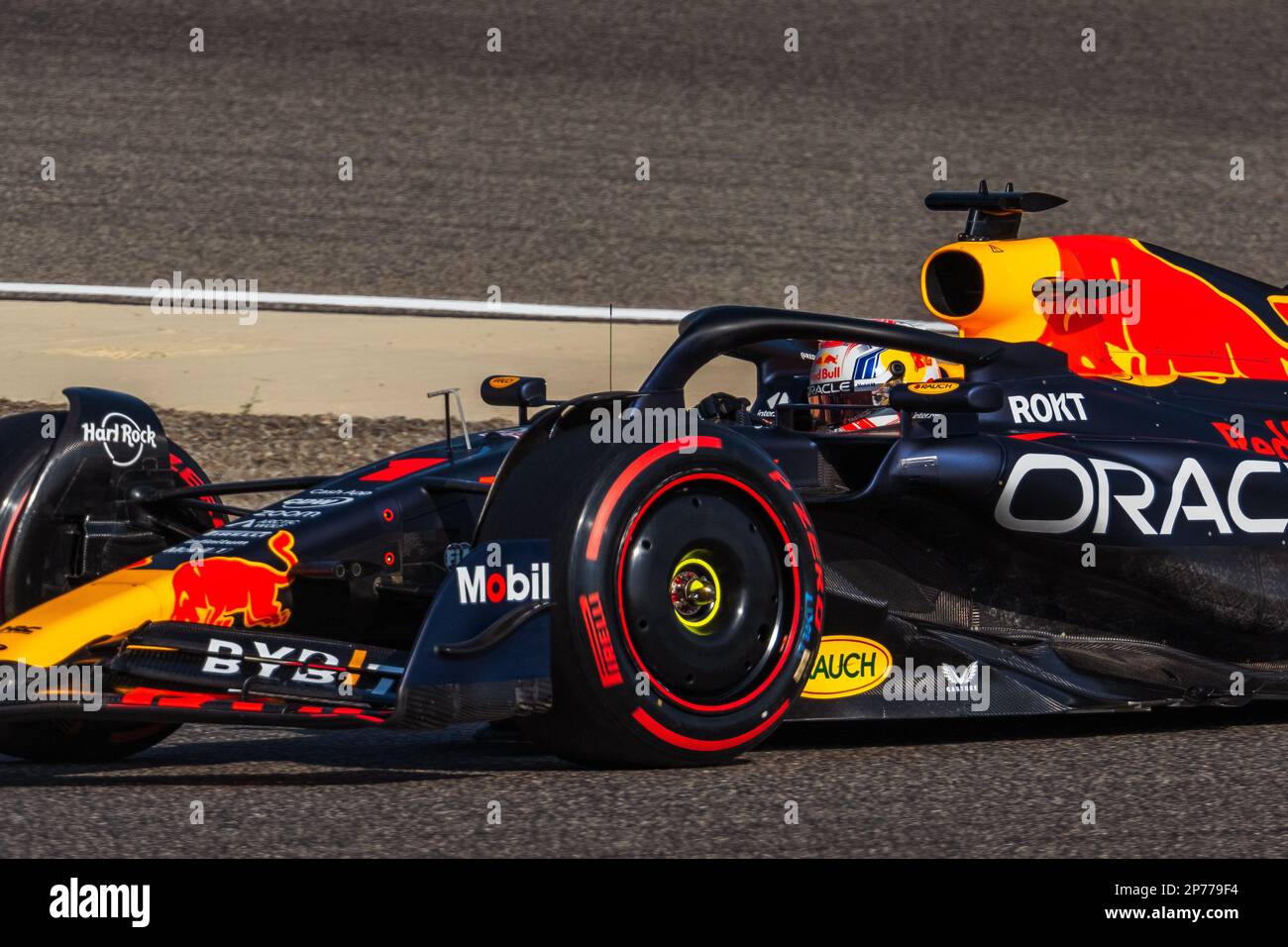 MANAMA, BAHREÏN, circuit de Sakhir, 3. Mars 2023: #1, Max VERSTAPPEN, NDL, Oracle Red Bull Racing RB19, pendant le Grand Prix de Formule 1 de Bahreïn à Th Banque D'Images