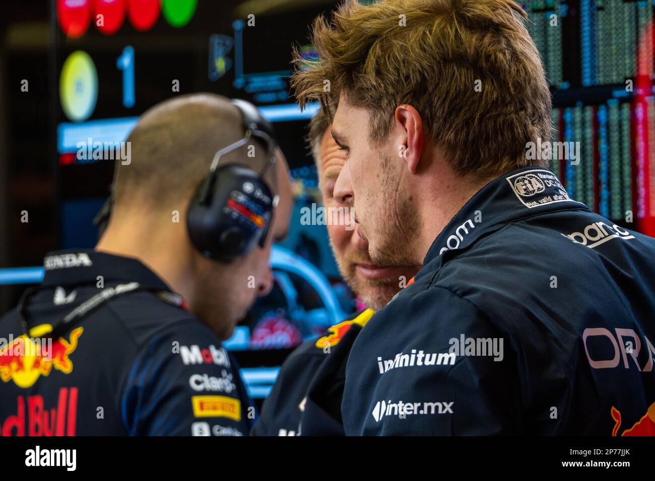 MANAMA, BAHREÏN, circuit de Sakhir, 3. Mars 2023: #1, Max VERSTAPPEN, NDL, Oracle Red Bull Racing RB19, pendant le Grand Prix de Formule 1 de Bahreïn à Th Banque D'Images