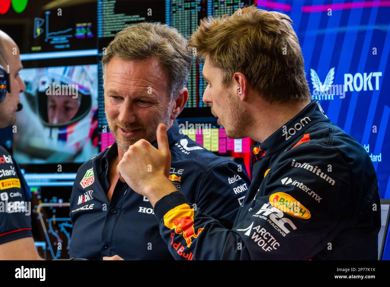 MANAMA, BAHREÏN, circuit de Sakhir, 3. Mars 2023: #1, Max VERSTAPPEN, NDL, Oracle Red Bull Racing RB19, pendant le Grand Prix de Formule 1 de Bahreïn à Th Banque D'Images