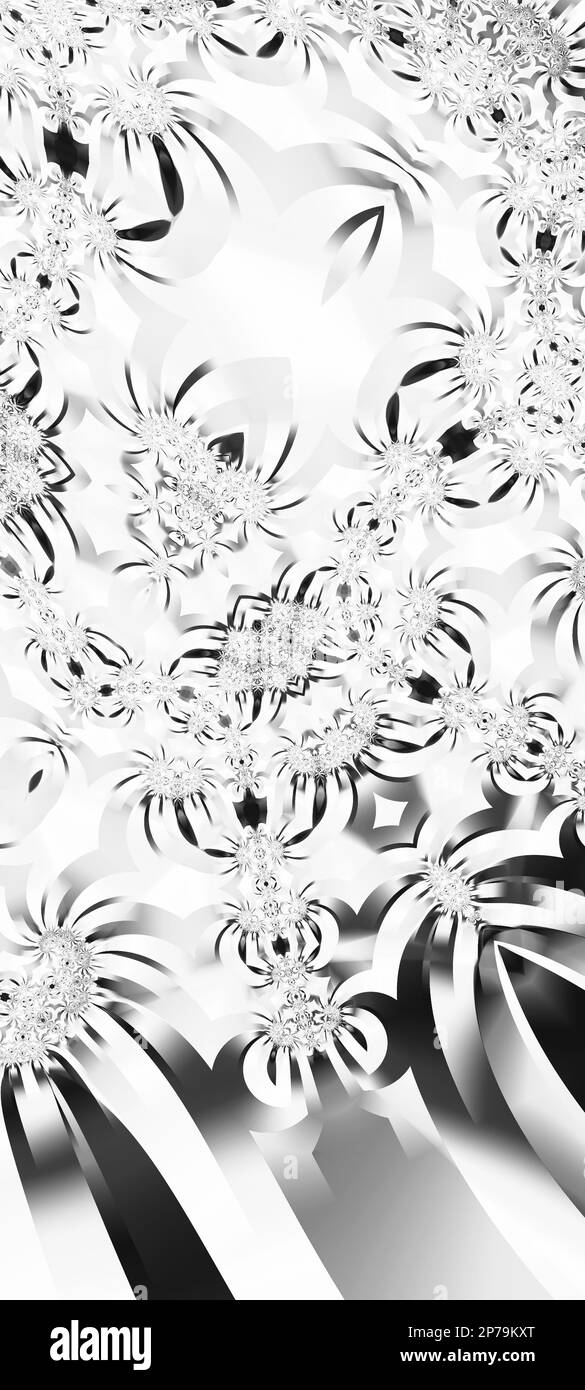 Arrière-plan fractal abstrait. Fond d'écran multicolore. Décoration géométrique numérique. Explosion d'énergie de couleur.Décoratif et magique ésotérique s. Banque D'Images