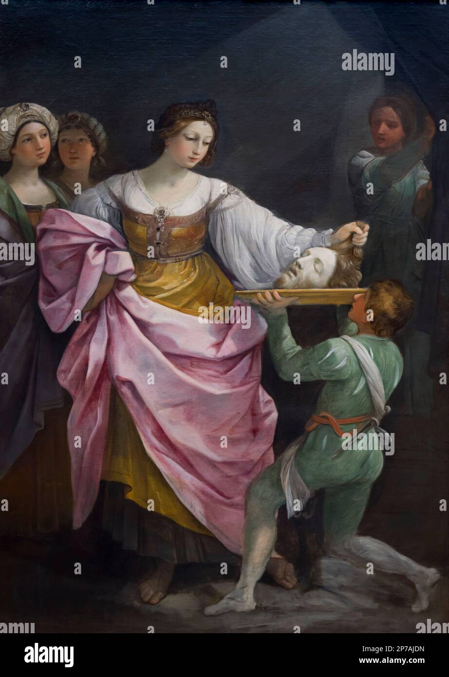 Salomé avec la tête de Saint Jean le Baptiste, Guido Reni, 1639-1642, Art Institute of Chicago, Chicago, Illinois, USA, Amérique du Nord, Banque D'Images