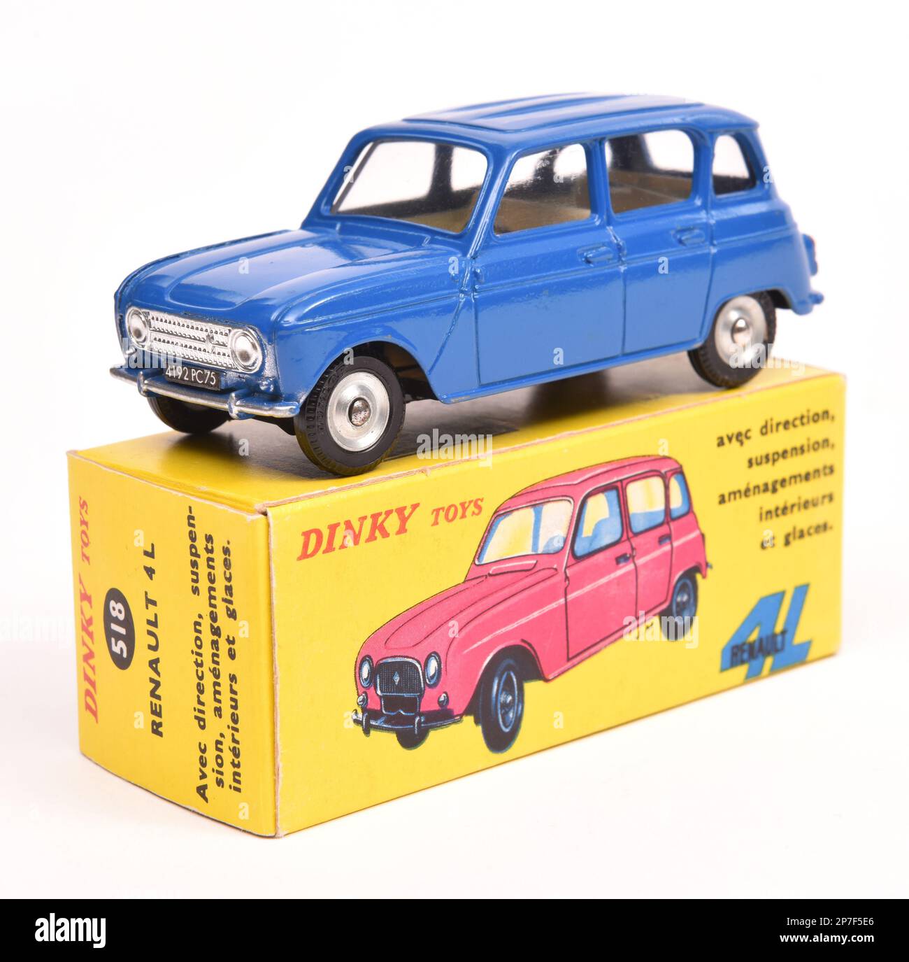 Dinky Toys 518 Renault 4L voiture jouet pour enfants sous licence en France Banque D'Images