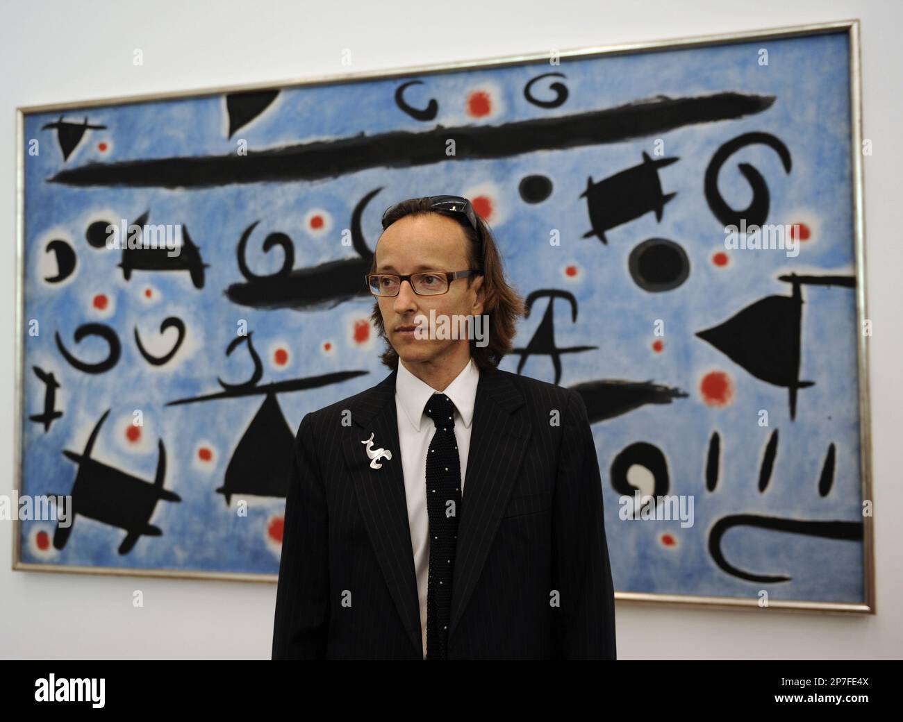 Joan Punyet Miro, Enkel des Malers Joan Miro (18931983), posiert am