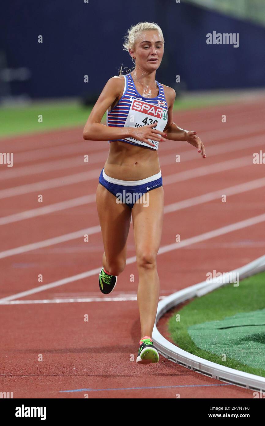 Samantha HARRISON dans la finale femmes 10000m au Championnat européen d'athlétisme 2022 Banque D'Images