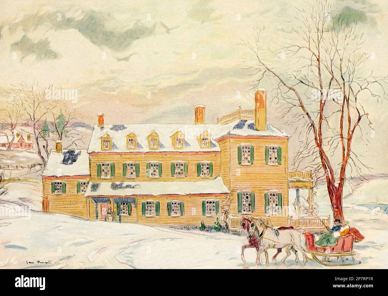 La Kendall House, vers 1900 Banque D'Images
