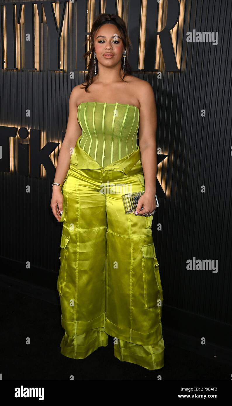 Hollywood, États-Unis. 08th mars 2023. NIA Sioux arrivant à Vanity Fair et TikTok fêtent les vanités : une nuit pour les jeunes hollywoodiens qui se tient à Mes amis sur 8 mars 2023 à Hollywood, CA. © Tammie Arroyo/AFF-USA.com crédit: AFF/Alamy Live News Banque D'Images