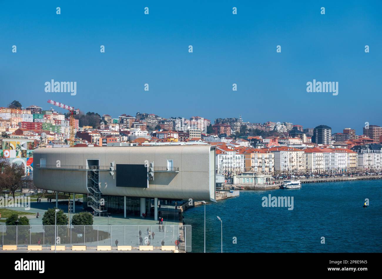 Centre artistique Centro Botín conçu par Renzo Piano à Santander, Cantabrie, Espagne Banque D'Images
