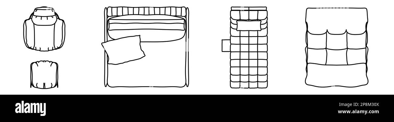 Concept ou ensemble conceptuel ou collection de fauteuils de différentes perspectives isolés sur blanc. 3d illustration comme métahor pour l'architecture et Banque D'Images