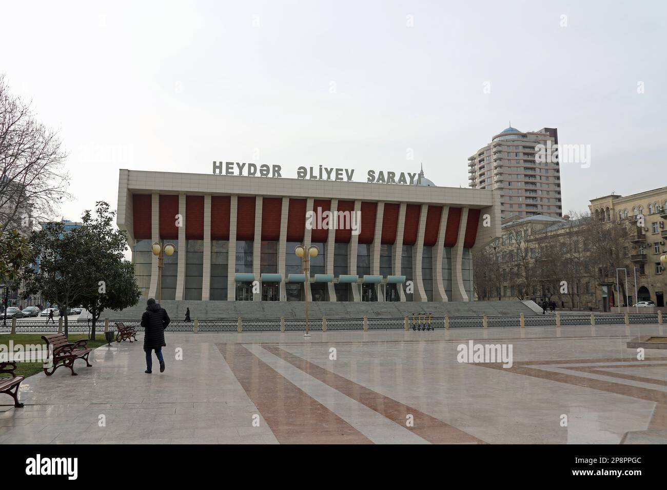 Heydar Aliyev Palace à Bakou Banque D'Images