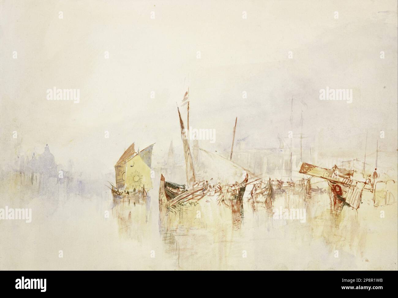 Le Soleil de Venise 1840 par Joseph Malbord William Turner Banque D'Images