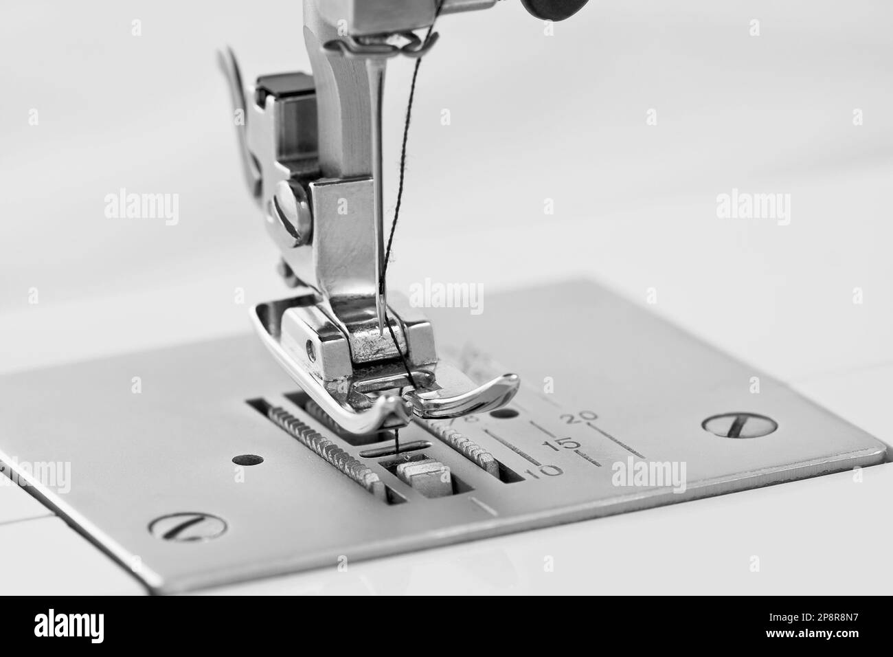 Close-up of sewing machine Banque D'Images