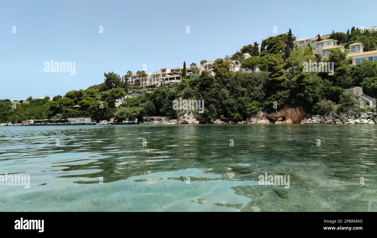 Bella Vraka plage Sivota Thesprotia Grèce vacances d'été Banque D'Images