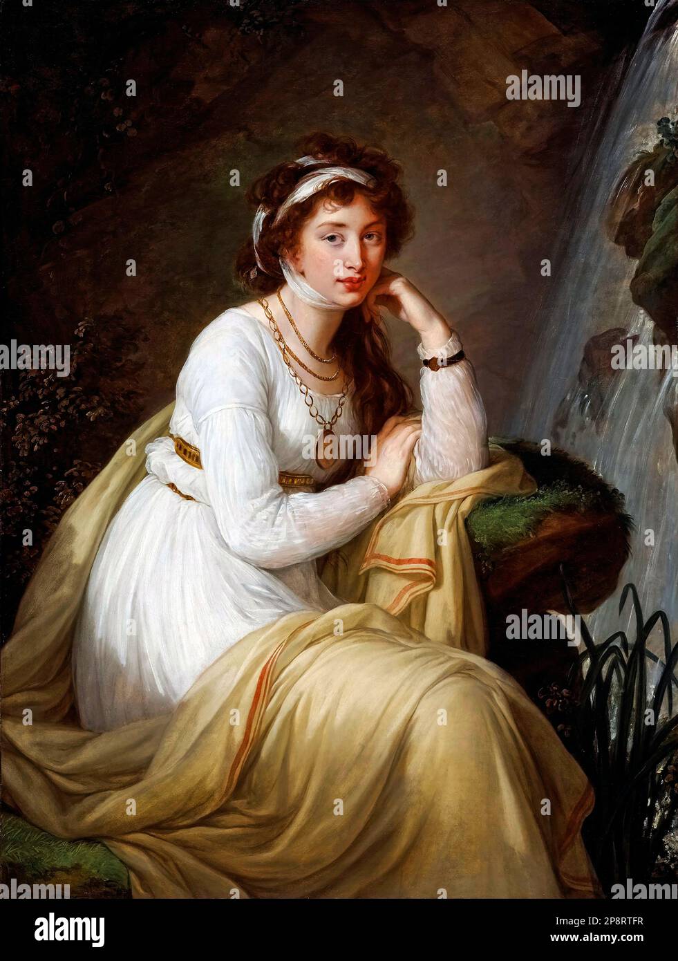 Comtesse Anna Ivanovna Tolstaya (1774-1825) par Élisabeth Vigée le Brun (1755-1842), huile sur toile, 1796 Banque D'Images