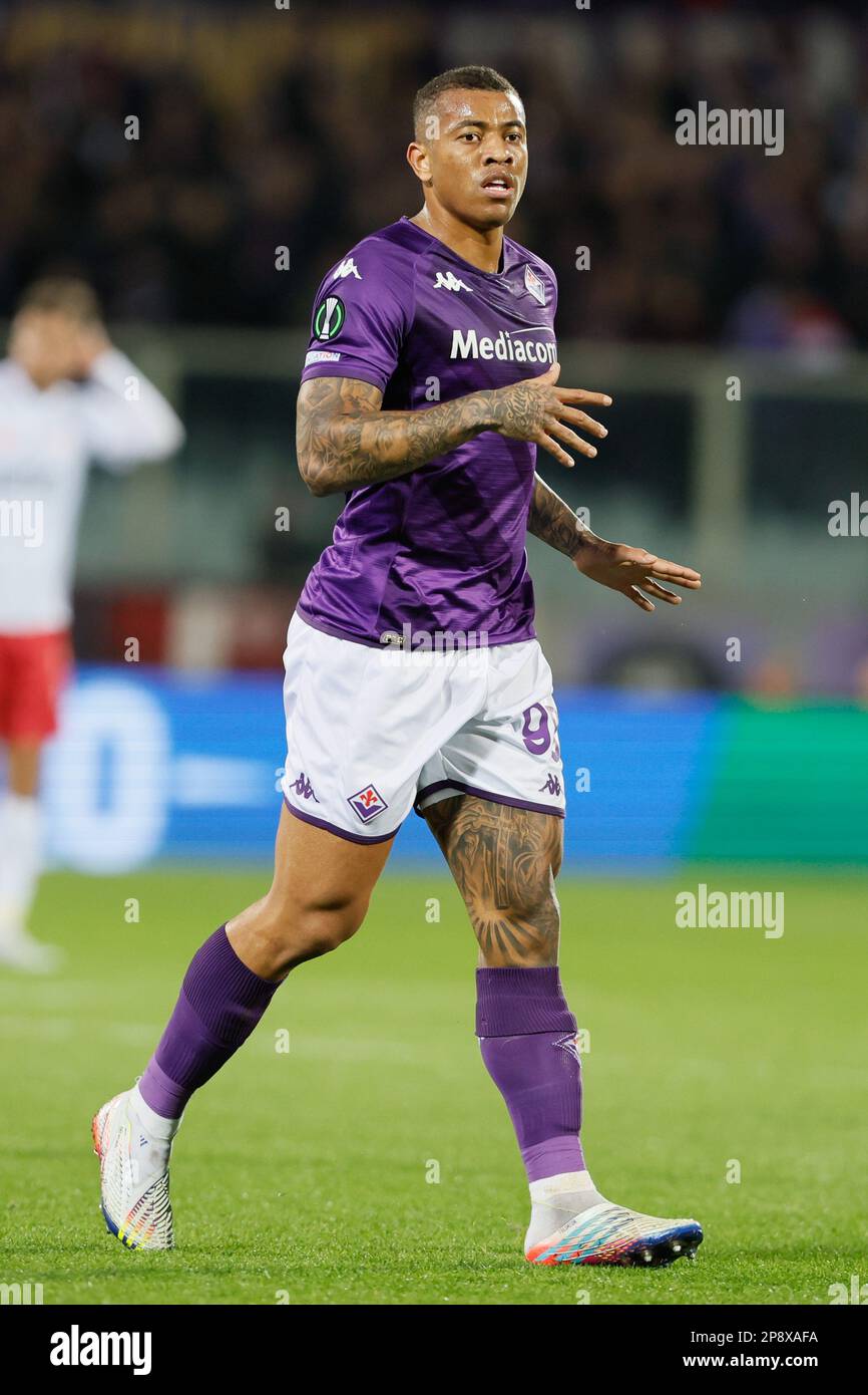 Florence, Italie. 09th mars 2023. ACF Fiorentina / Sivaspor: - Conférence européenne de l'UEFA LeagueFLORENCE, ITALIE – 9 mars ; Igor de l'ACF Fiorentina pendant la Ligue de conférences européennes de l'UEFA, entre ACF Fiorentina et Sivaspor au Stadio Artemio Franchi on 89 mars 2023 à Florence, Italie. (Photo. Livemedia/Andrea Martini) crédit: Agence de photo indépendante/Alamy Live News Banque D'Images