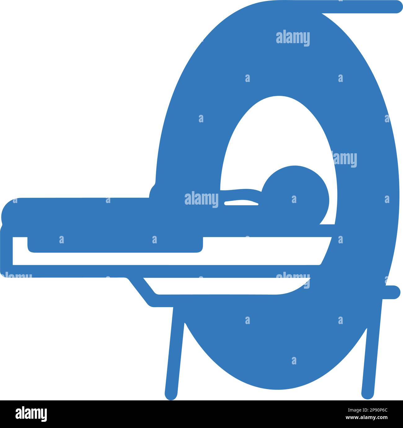 Icône de tomodensitométrie. Design élégant et vecteur entièrement modifiable pour les projets commerciaux, les supports d'impression, le Web ou tout type de conception. Illustration de Vecteur