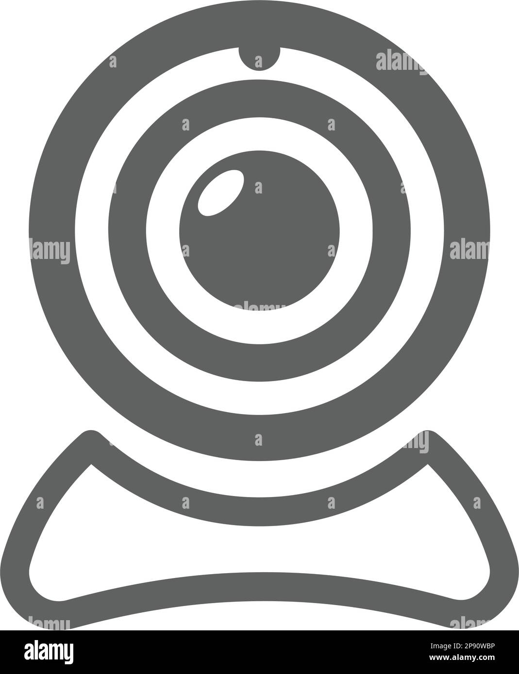 Webcam, icône de webcam. Une icône magnifique et méticuleuse. Vecteur bien organisé et modifiable pour toutes les utilisations. Illustration de Vecteur