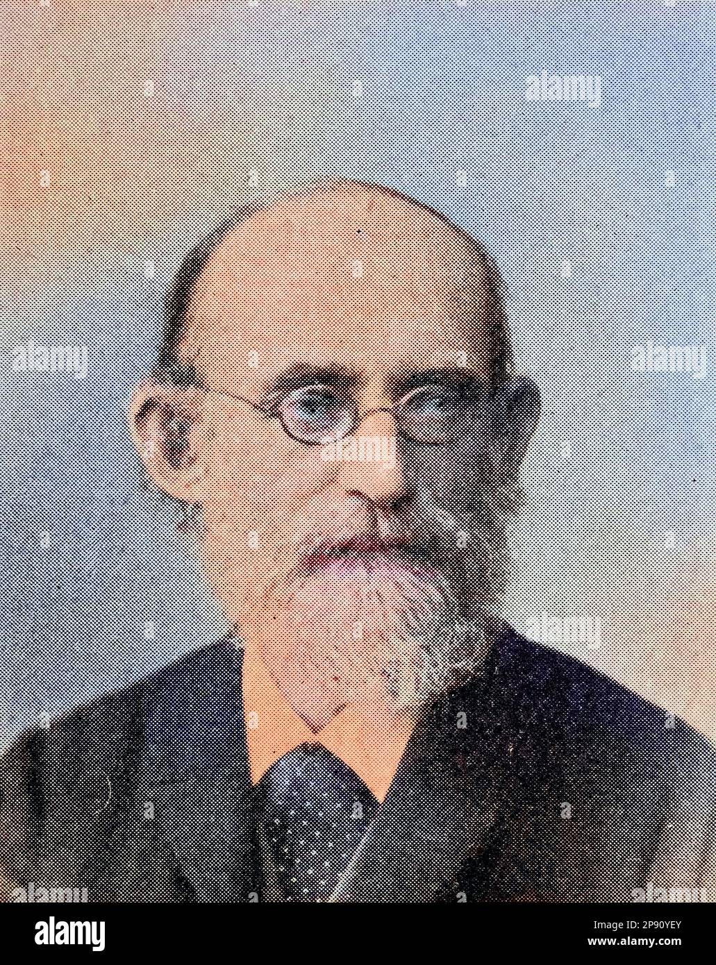 Bruno Bucher (24. 1826 - 9 avril. Juni 1899) war ein deutscher Kunstschriftsteller und Direktor des Museums für angewandte Kunst in Wien, Historisch, digital restaurierte Reproduktion von einer Vorlage aus dem 19. Jahrhundert Banque D'Images