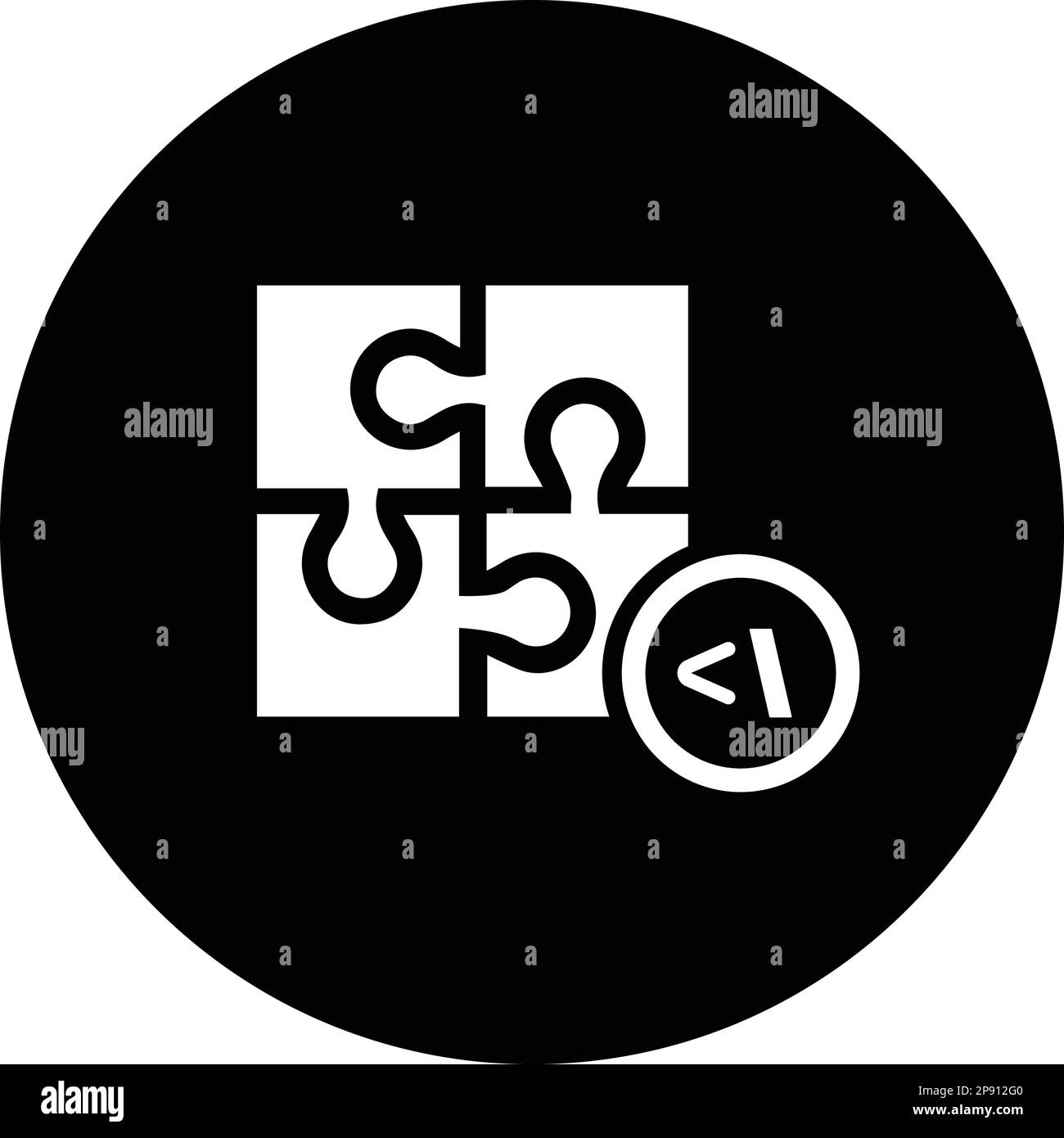 Icône d'intégration SEO . Illustration vectorielle simple isolée sur fond blanc Illustration de Vecteur