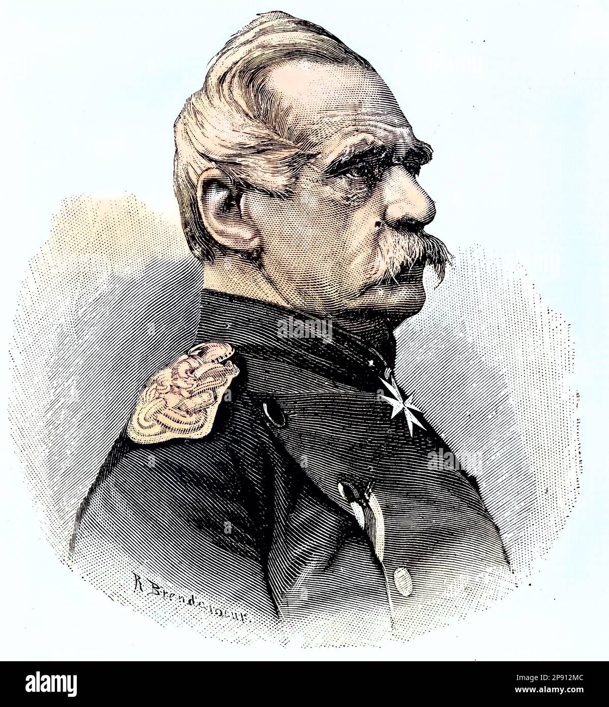 Richard Von Roon Ein preussischer generalfeldmarschall Banque de photographies et d ...